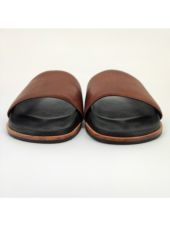 Frye Men\'s Size 10 US Sandals Leather Brown Quality Slip-On main image 7